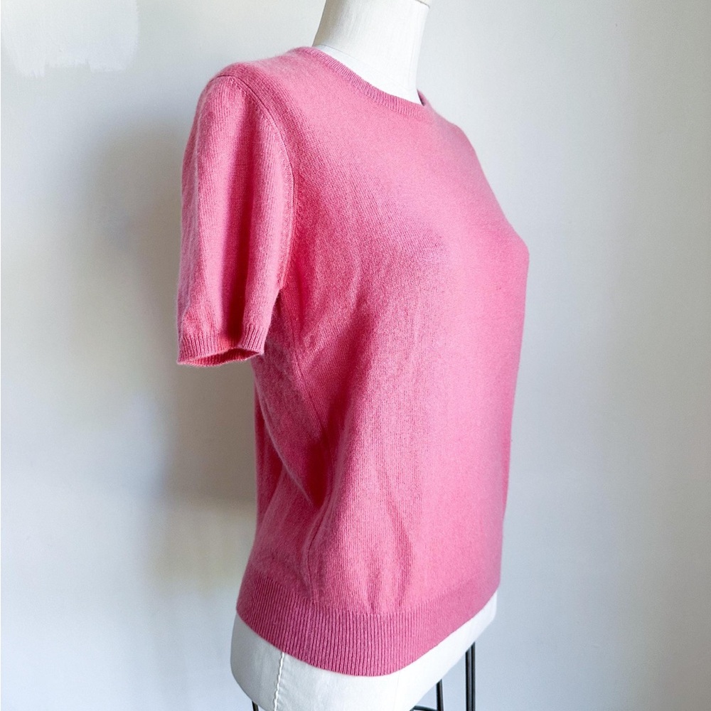 Vintage Mauve Pink Cashmere Sweater Top / S - Picture 4 of 6